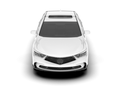 Araba modern araba beyaz arka planda izole edilmiş. 3d illüstrasyon