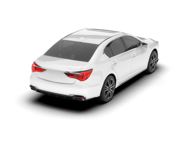 beyaz lüks modern araba