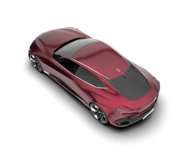 3 boyutlu markalı, daha az kullanışlı bir araba.