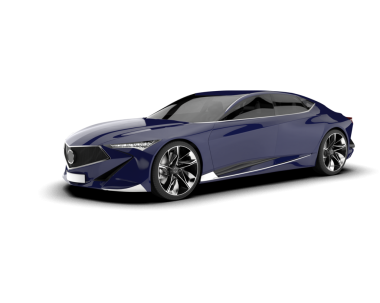 Stüdyo ortamında daha az genel bir konsept arabanın 3 boyutlu çizimi