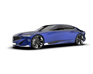 Modern spor araba beyaz arka planda izole edilmiş. 3d illüstrasyon