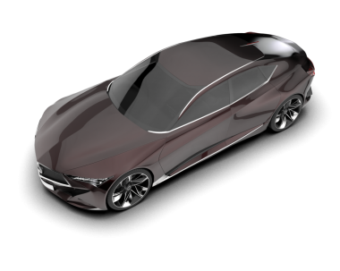 Lüks spor sedanın gerçekçi 3 boyutlu canlandırması