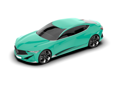 gerçekçi modern spor araba. Spor arabanın vektör çizimi. ön görünüm.