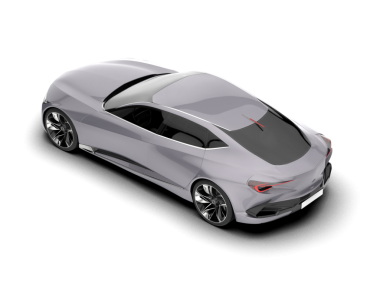 gerçekçi modern araba izole