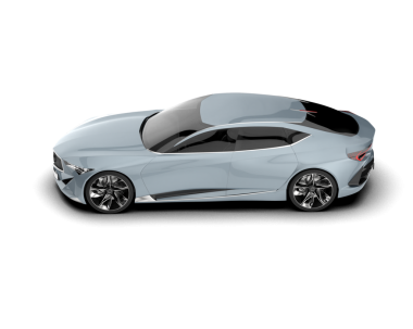 Arka planda izole edilmiş gerçekçi bir araba. 3D görüntüleme - illüstrasyon