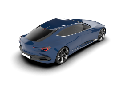 Daha az genel bir konsept arabanın 3 boyutlu çizimi