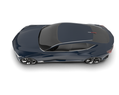 Siyah araba beyaz arka planda izole edilmiş.