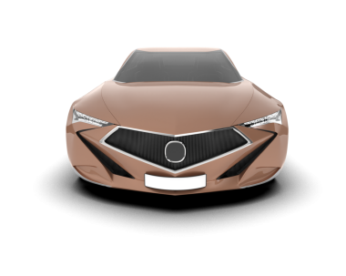 lüks araba ön görünümü