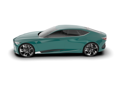 beyaz arka planda modern araba, 3 boyutlu görüntüleme