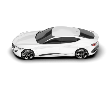 Beyaz arka planda bir araba. vektör