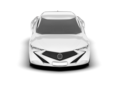 Araba beyaz arka planda izole edilmiş. Vektör çizimi. düz dizayn