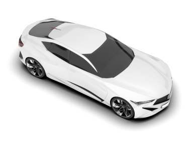 beyaz modern araba arka planda izole