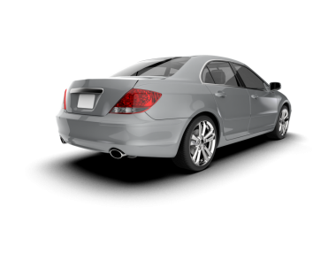 modern lüks araba izole