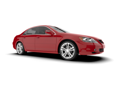 Gerçekçi bir araba. ön görünüm.