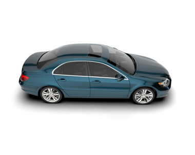 Beyaz arka plan üzerinde izole araç sedan