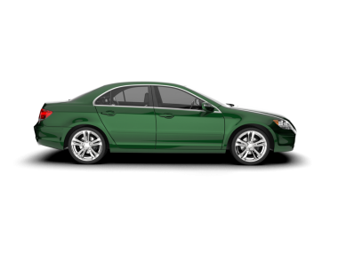 Beyaz arka plan üzerinde izole araç sedan