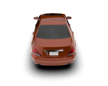 Daha az genel bir konsept arabanın 3 boyutlu çizimi