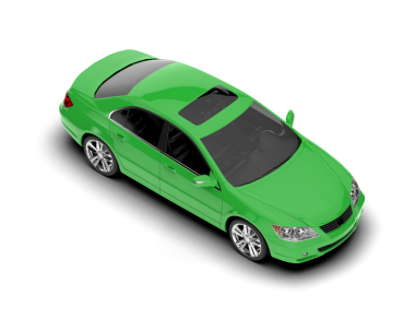 beyaz arka planda modern araba, izole edilmiş