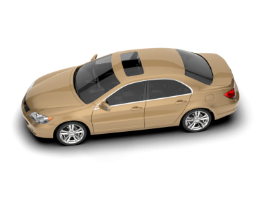 Araba sedanı. Vektör çizimi. 10 saniye..