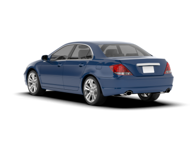 modern lüks araba izole