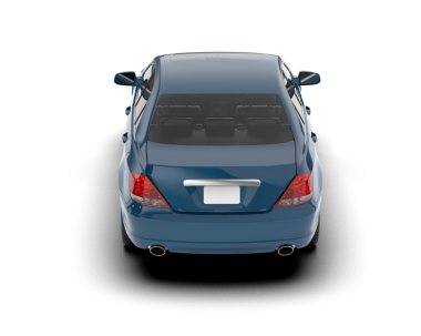 mavi lüks modern araba