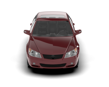 beyaz arka planda modern lüks araba