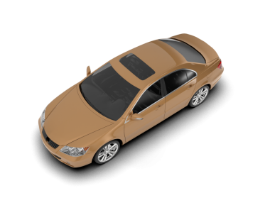 modern araba beyaz arkaplanda izole edildi