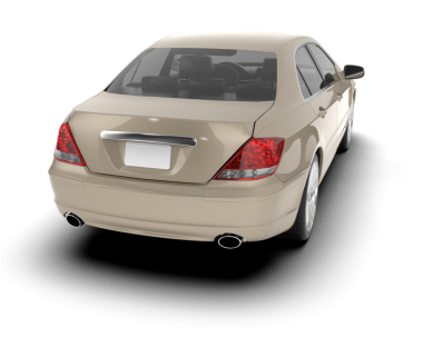 Beyaz arkaplandaki araba