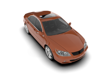 3 boyutlu lüks araba, beyaz üzerine.