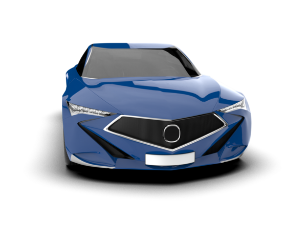 Sedan vagon arka planda izole edildi. 3d görüntüleme - illüstrasyon