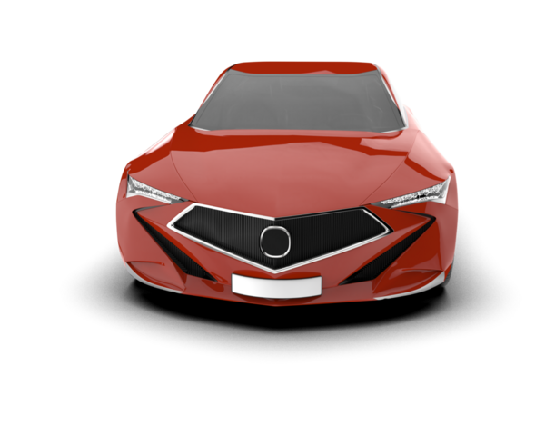 araba siyah arkaplanda izole edildi.