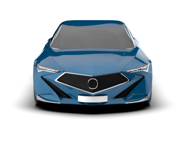 Beyaz arka planda modern lüks bir araba. yüksek kalite 3 boyutlu resimleme. Vücudunda gölgesi olan 3 boyutlu bir model. Arabası arabada.
