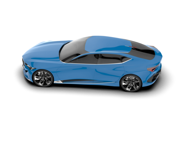 Araba beyaz arka planda izole edilmiş. 3d oluşturma.