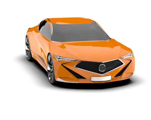 Gerçekçi bir araba. yüksek kaliteli resimleme