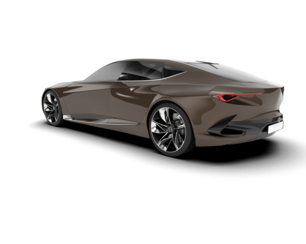 Beyaz arka planda bir araba. yüksek kaliteli resimleme