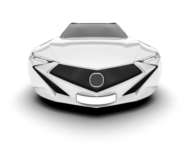 vektör lüks araba izole edildi