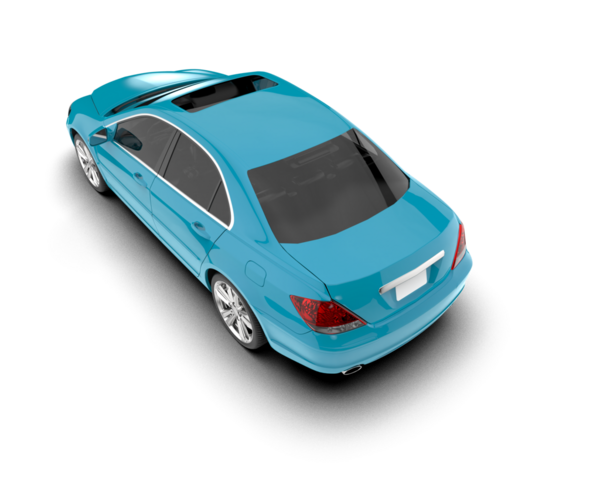 Siyah arkaplanda bir araba