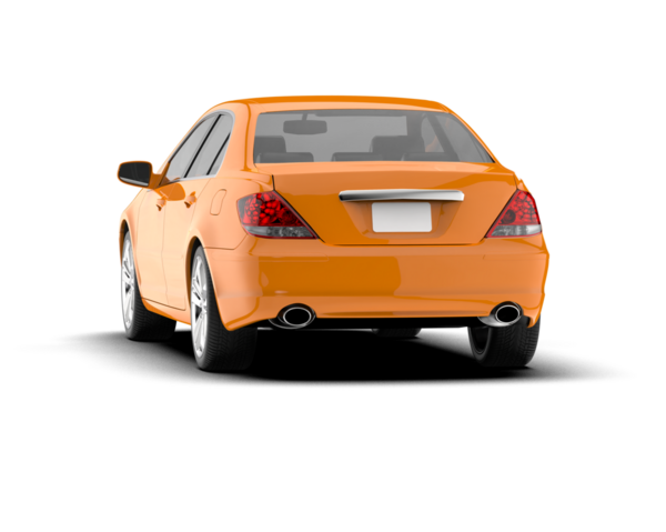 Beyaz arka planda bir araba. Vektör illüstrasyonu.