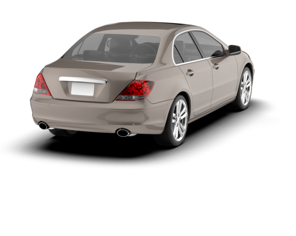 Gri arka planda lüks bir araba.