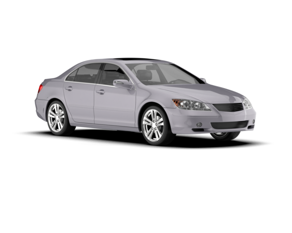 beyaz arkaplanda modern araba