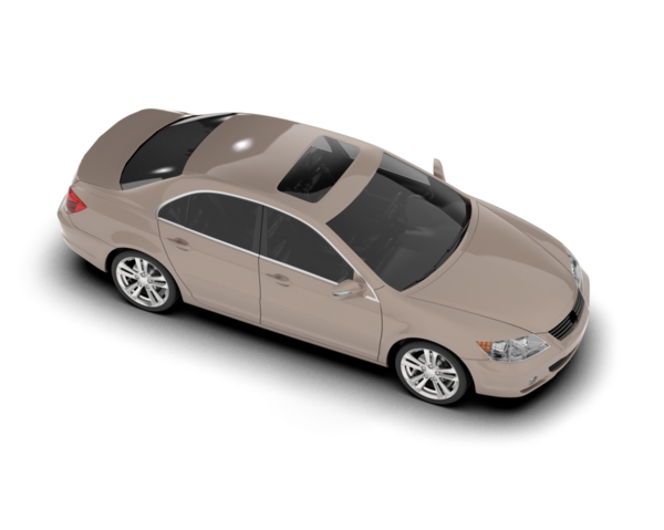 Beyaz bir arka plan üzerinde izole lüks araba.