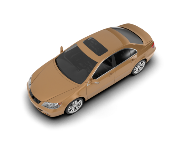 modern araba beyaz arkaplanda izole edildi