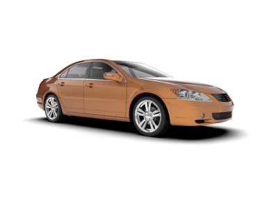 beyaz arka planda modern araba