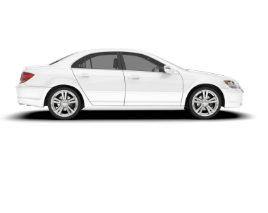 modern beyaz araba beyaz arka plan üzerinde izole