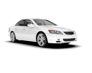 araba beyazda izole edildi.