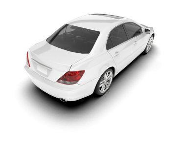 Modern araba izole edilmiş. 3 Boyutlu Hazırlama