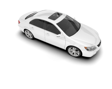 Lüks iş arabası beyazda izole edildi