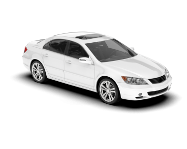 beyaz modern araba beyaz arka planda izole