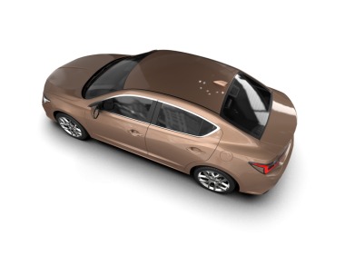 3 boyutlu bir araba.