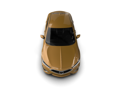 siyah arka planda modern araba, 3 boyutlu illüstrasyon